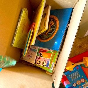 Box of assorted children books